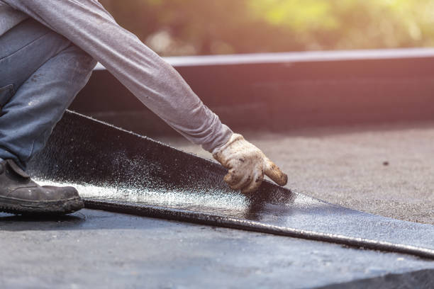 Professional Basement Waterproofing technician working in Botkins, OH